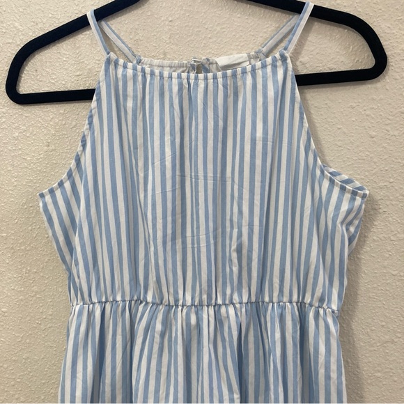 Abercrombie Kids Blue Striped Long Dress Sleeveles 15/16 - Picture 3 of 11